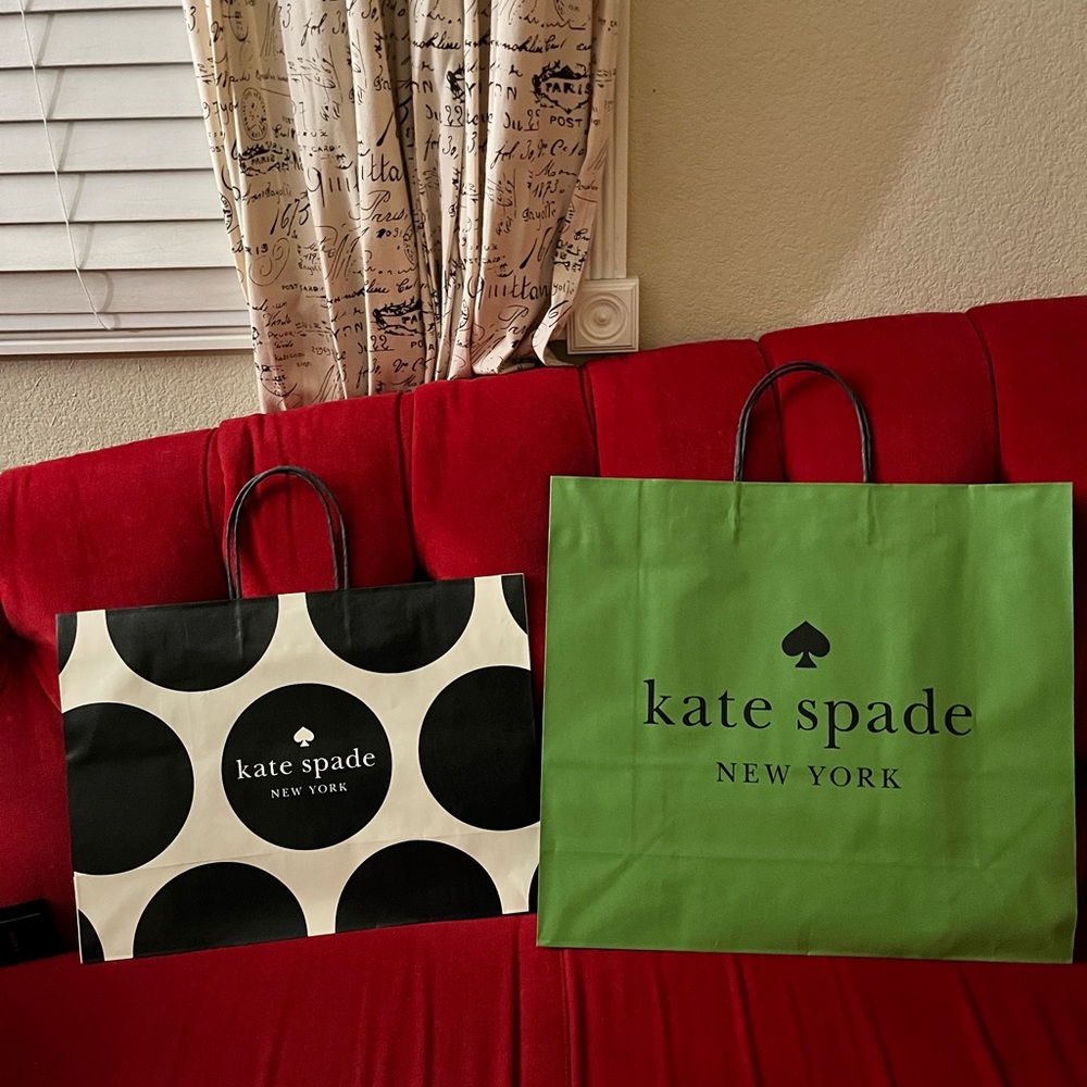 Kate Spade Shopping Bag Set of 2